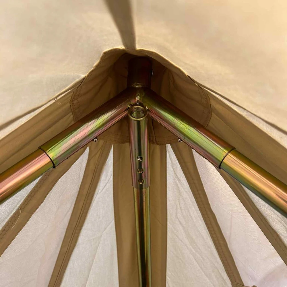 3m Bell Tent Fireproof With Stove Hole & Flap (No Centre Pole) - Image 15