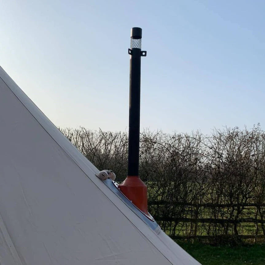 7m Bell Tent Fireproof With Stove Hole & Flap - Image 12